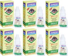 6 x Diamond Eye Drops 10ml each Herbal Ayurvedic Eye Wellness