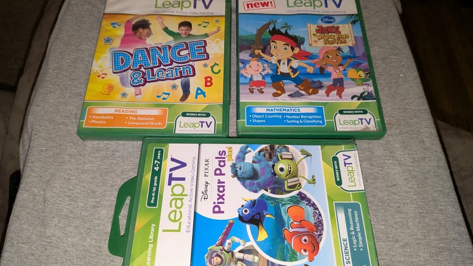 Leap TV Games lot of 7. Sports!, Spiderman, Pixar Pals And More!!! - Image 2 of 4