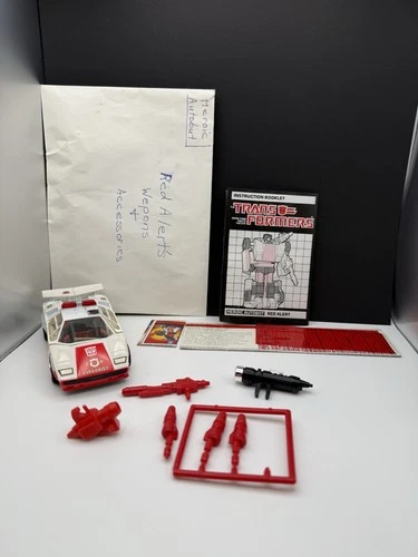 Red Alert 100% Complete 1985 Vintage Action Figure G1 Transformers Lamborghini