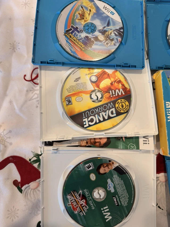 Wii U и Wii игры лот - Mario Maker, Mario вечеринки 10, Smash Bros, Pokken + больше - Изображение 2 из 4