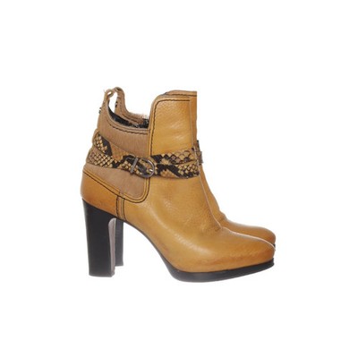 Floris Van Bommel, Stiefeletten, Größe: 38 1/2, Gelb, Leder, Damen #xBg