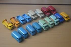 Matchbox Lesney Vans & Pick ups Diecast Vehicles Job Lot Vintage 1950s - 1960s
