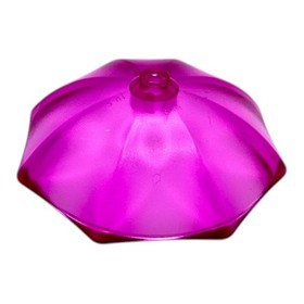 LEGO Umbrella 6x6 Transparent Medium Violet 4094 Round Parabolic Parasol NEW