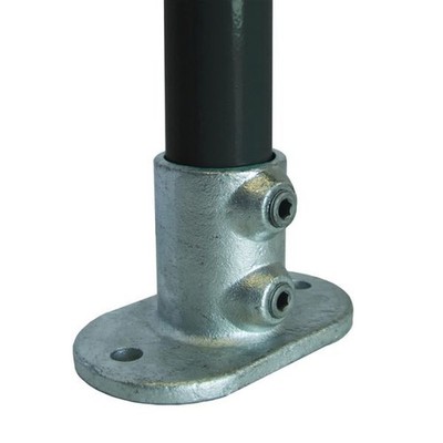 Fastclamp C12G32 42,4 mm Geländersockel verzinkt für sichere Handlaufmontage