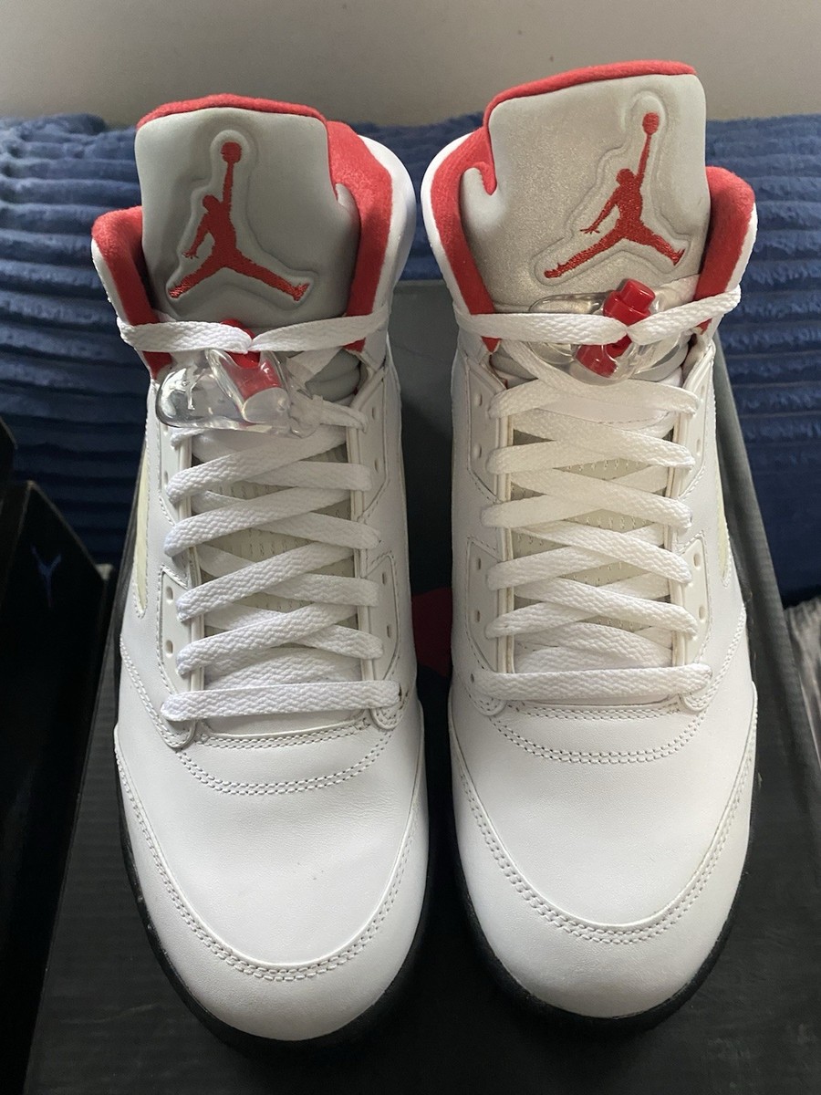 Air Jordan Retro 5 Red Black Blanc Rouge Size 10 1/2 194495553407