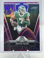 2025 Panini Mosaic Justin Fields Visionary #19 NY Jets Case Hit SSP Ultra Rare