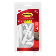 Large Utility Hooks, 14 Hooks, 16 Strips 1.61 per strip