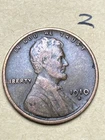 1910-S LINCOLN WHEAT CENT, low mintage date, "Fine" condition #2