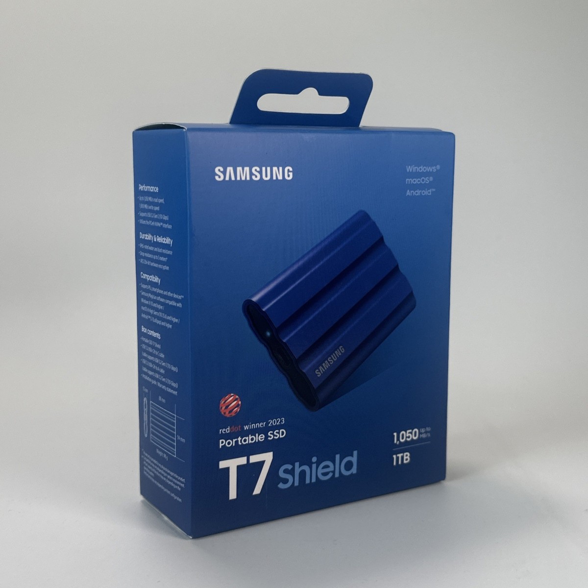 Samsung T7 Shield 1TB USB 3.2 Gen 2 Type-C External SSD