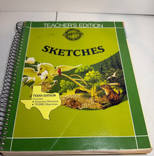 Sketches Teachers Edition Grade 4 Level 10 MacMillan 1987 Spiral Book