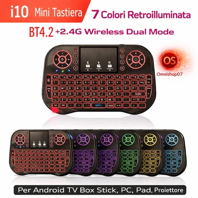 Tastiera Bluetooth Theoutlettablet Con Touchpad E Lettera Ñ - Compatibile Con Tablet ZONMAI MX2/X-G4, PC E Smartphone - Layout Spagnolo