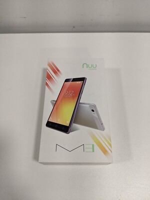 NUU Mobile M3 16GB ROM + 2GB RAM Dual-SIM Factory Unlocked 4G Black SIMFree 