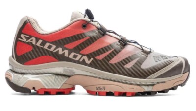Salomon XT-4 OG Men s Size 12 Red Grey Sold Out Tech Lab Kith
