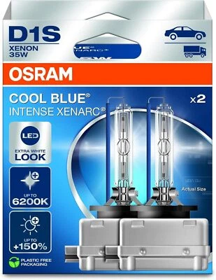 OSRAM D1S XENARC COOL BLUE® INTENSE (NEXT GEN) 2 Stück Xenon Brenner 6200 K 35W - Bild 1 von 3