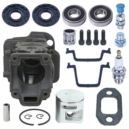 Kit cuscinetti guarnizione olio cilindro 44 mm per motosega Husqvarna 445 445E 450 - Foto 6 di 7
