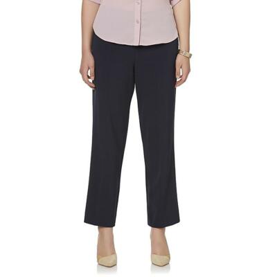 Laura Scott Women's Shaping Pants Size 14 SHORT Navy Tummy Control NEW