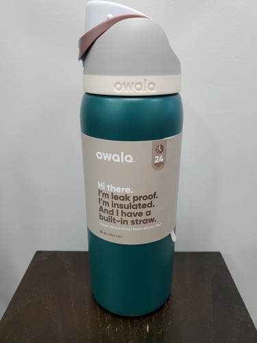 Owala FreeSip Edelstahl Trinkflasche / 32oz / Farbe: Serene Evergreen - Bild 4 von 10