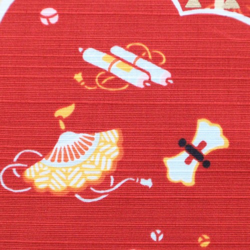 Japanese Furoshiki Wrapping Cloth Year 2022 Oriental Zodiac Tiger Vermillion - Picture 7 of 12