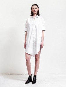 acne button down dress