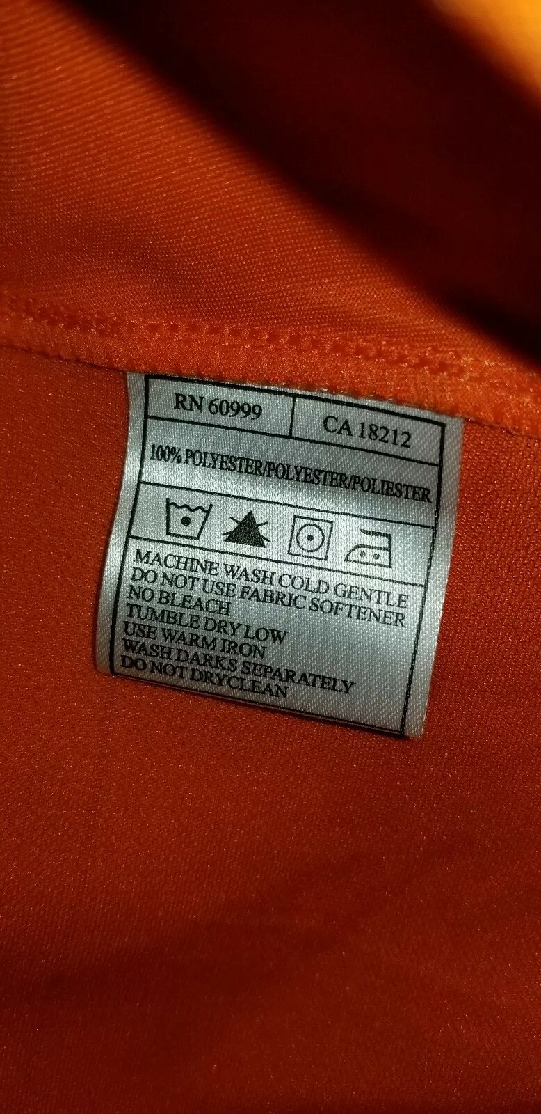 ANTIGUA Golf Polo Shirt, Womens Sz S, Orange, Stripe, Short Sleeve, Stretch, NEW thumbnail 9