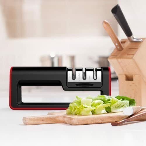 Knife Sharpener Professional Ceramic Tungsten Kitchen Sharpening System 3 Stage - Picture 8 of 9