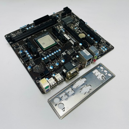 MSI A88XM-P33 V2 FM2b USB 3.0 VGA DVI Motherboard + AMD A8-7600 Series CPU & BP - Picture 1 of 7