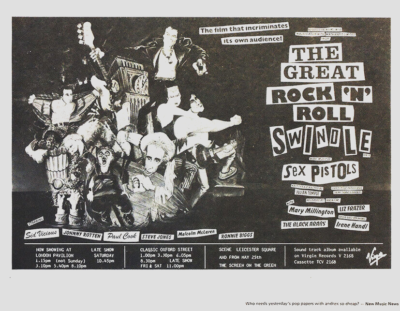 NEW MUSIC NEWS MAGAZINE 17 MAY 1980 . SEX PISTOLS FRONT COVER