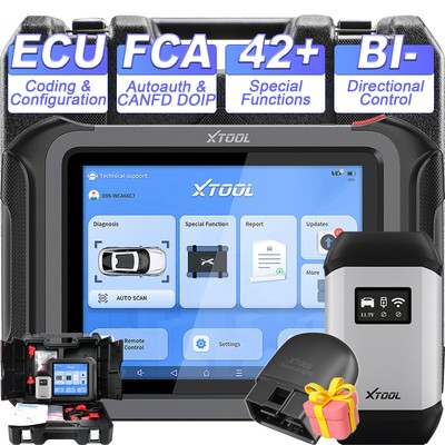 2025 XTOOL D9S AutoAuth Scanner Auto Diagnostic Scan Tool Topology E.CU Coding