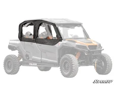 SuperATV Soft Cab Enclosure Upper Doors for Polaris General 1000 4 Seat