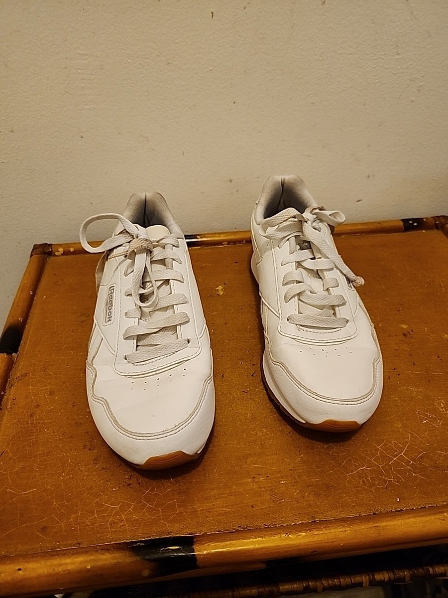 Reebok Classic Size Leather White Gum Womens Running Trainers