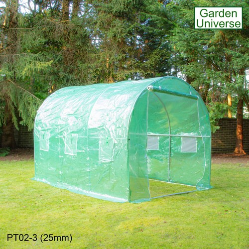 Polytunnel Gardening Greenhouse 8 Sizes By Garden Universe poly tunnel 3m - 10m - Picture 31 of 108