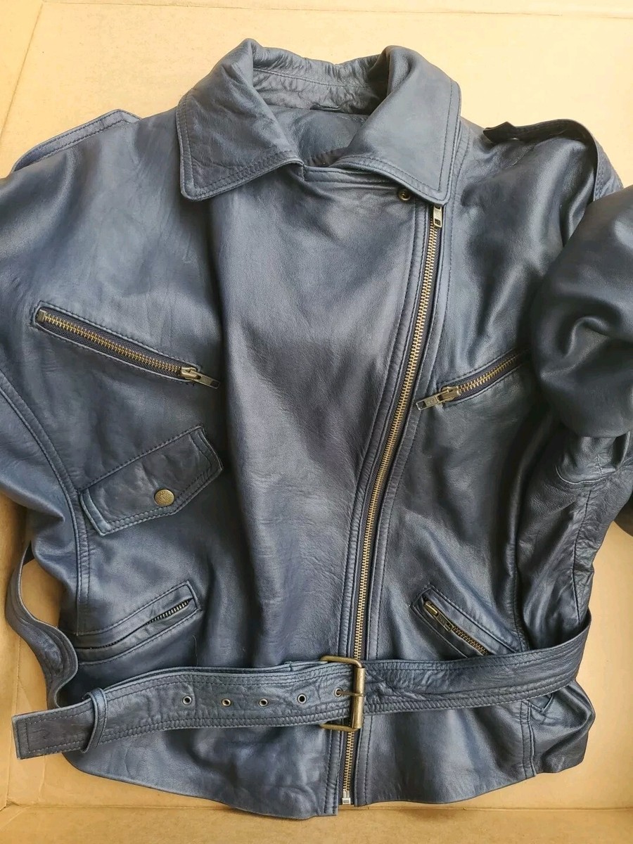 DKNY Leather Asymmetrical Zip Up Motorcycle Jacket Black DKNY Leather Asymmetrical Zip Up Motorcycle Jacket Black