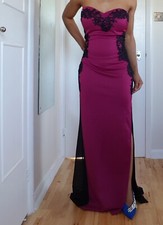 Brand new beautiful Lipsy Fuschia Pink Evening/ball/ Prom maxi dress - size 12