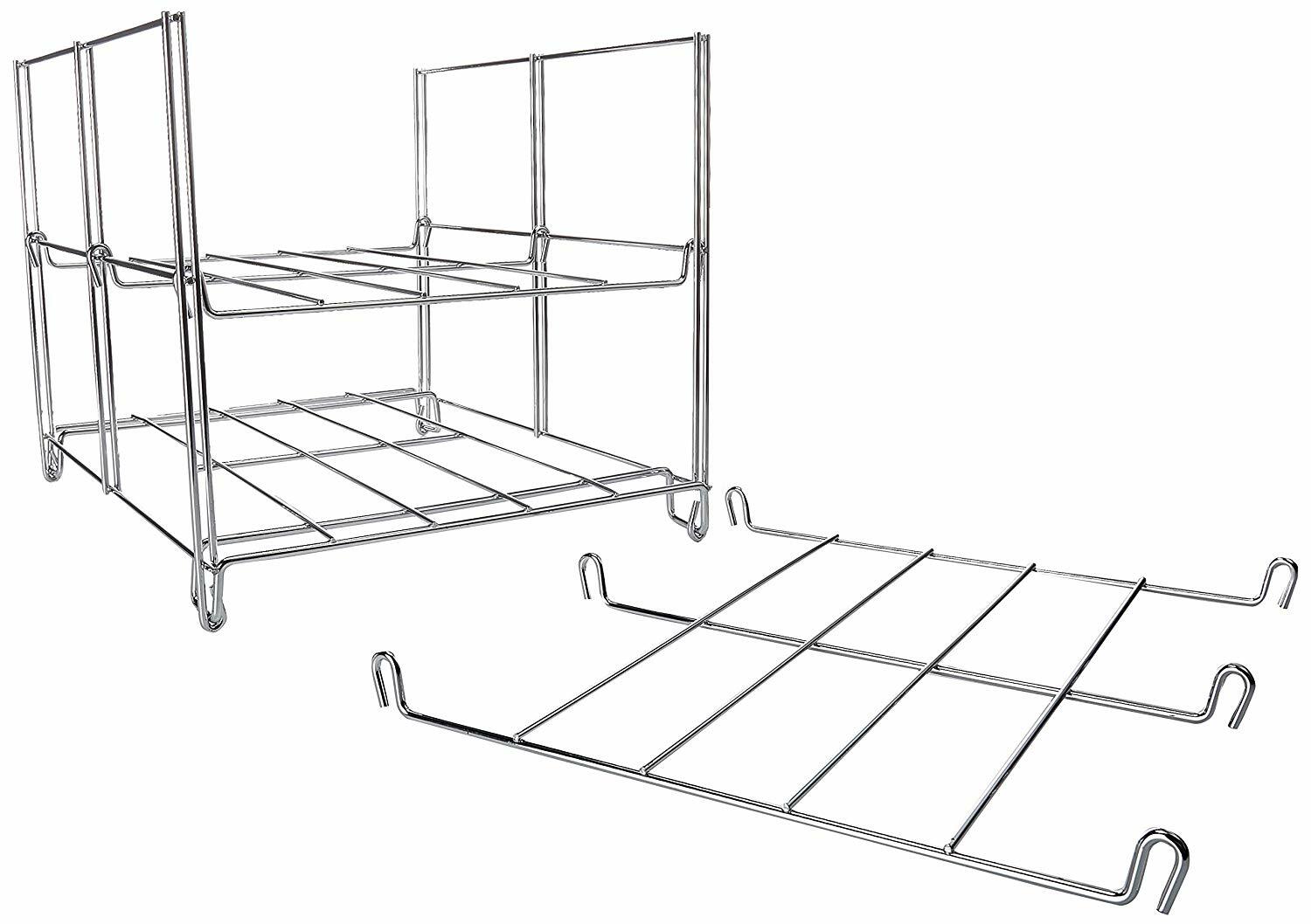 KOVOT 3Tier Collapsible Oven Rack & Turkey Lifter Roasting Rack eBay