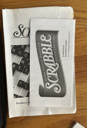 Scrabble Travel Folio Replacement Plastic Snap Letter Tiles + Parts YOU CHOOSE! - 第 7/8 張圖片