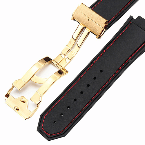 Faltschließe/Schließe für Hublot Uhr in PVD schwarz Big Bang Fusion Unico - Bild 3 von 7