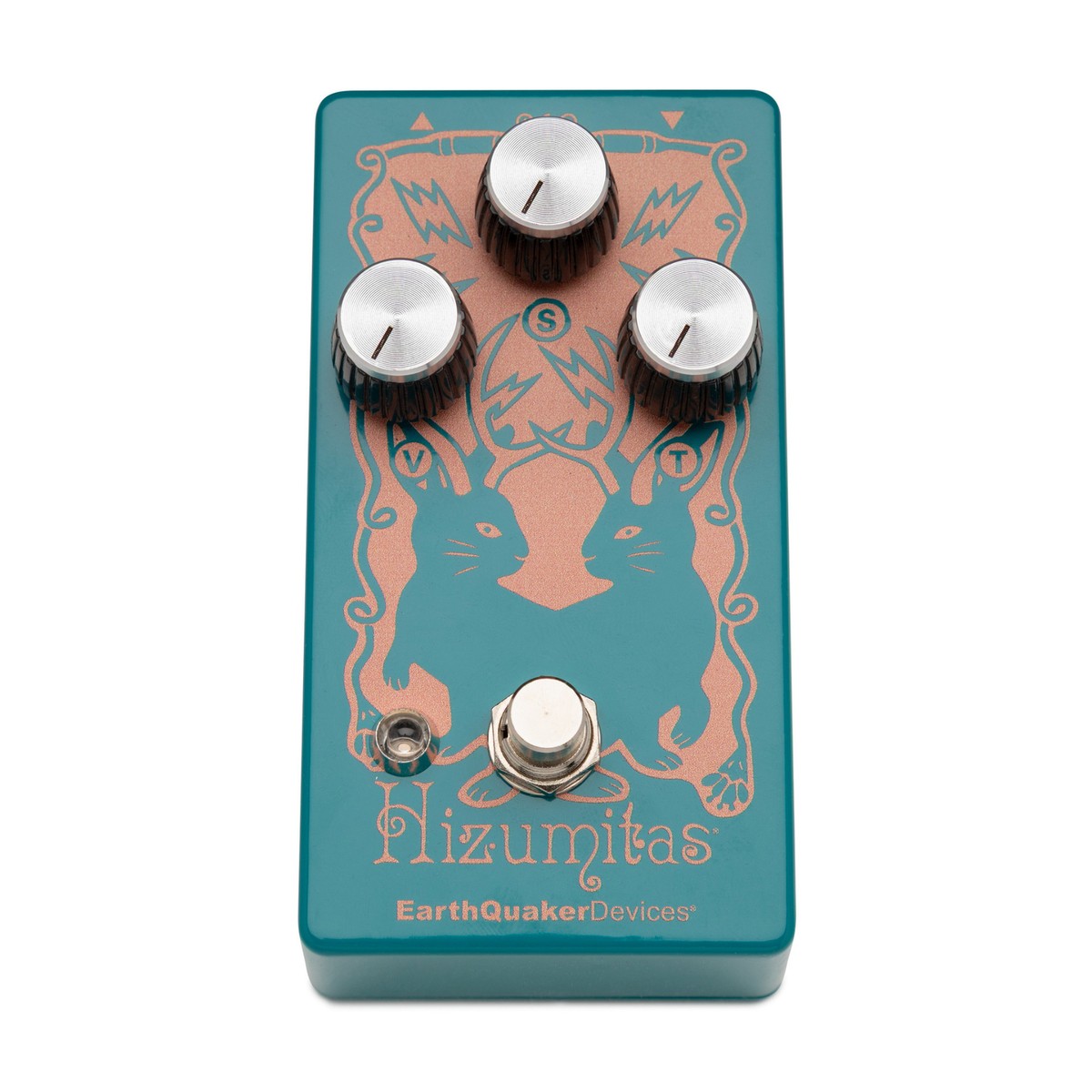 ギター EarthQuaker Devices Hizumitas Earthquaker Devices Hizumitas Fuzz Sustainer Pedal Pastel