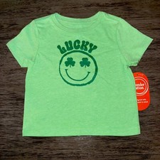 Wonder Nation St. Patrick's Day Unisex Toddler Short Sleeve T-Shirt New
