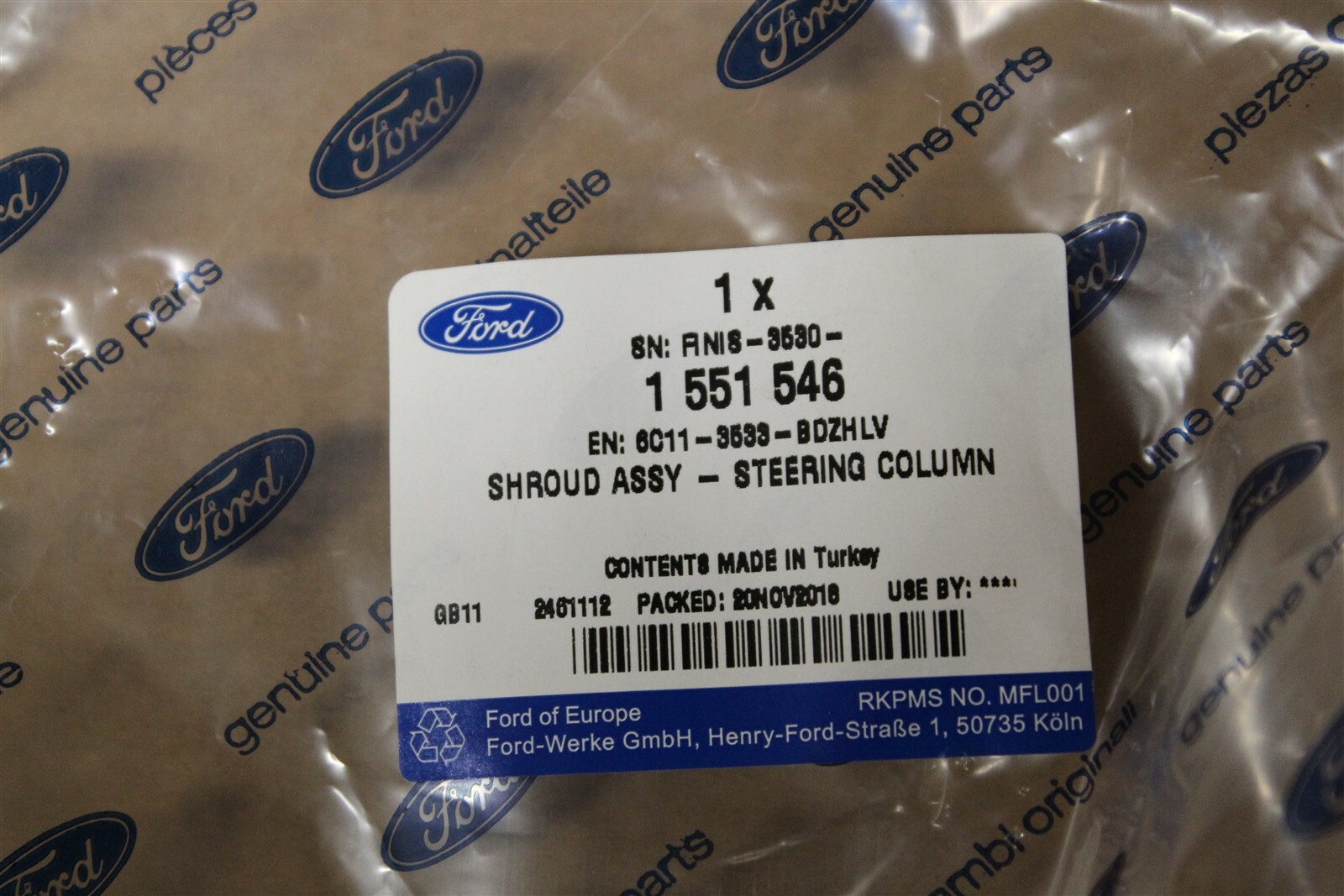 Genuine Ford Steering Column Shroud 1551546 for sale online | eBay