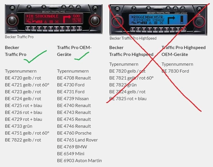 CD Navigation Becker Traffic Pro / DTM ITALIA ALPEN CZ 2006 V10.0 final Update - Bild 2 von 2
