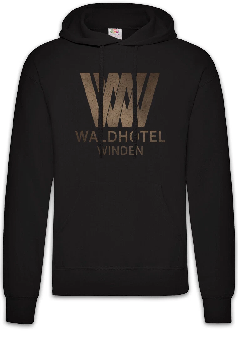 Waldhotel Winden Hoodie Pullover Logo Symbol Company Dark Regina Tiedemann
