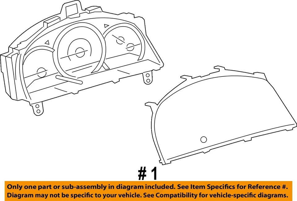 Medidor de velocímetro usado se adapta a: Toyota Solara 2004 MPH clúster 6 cilindros verde enfermo Foto 3 de 4