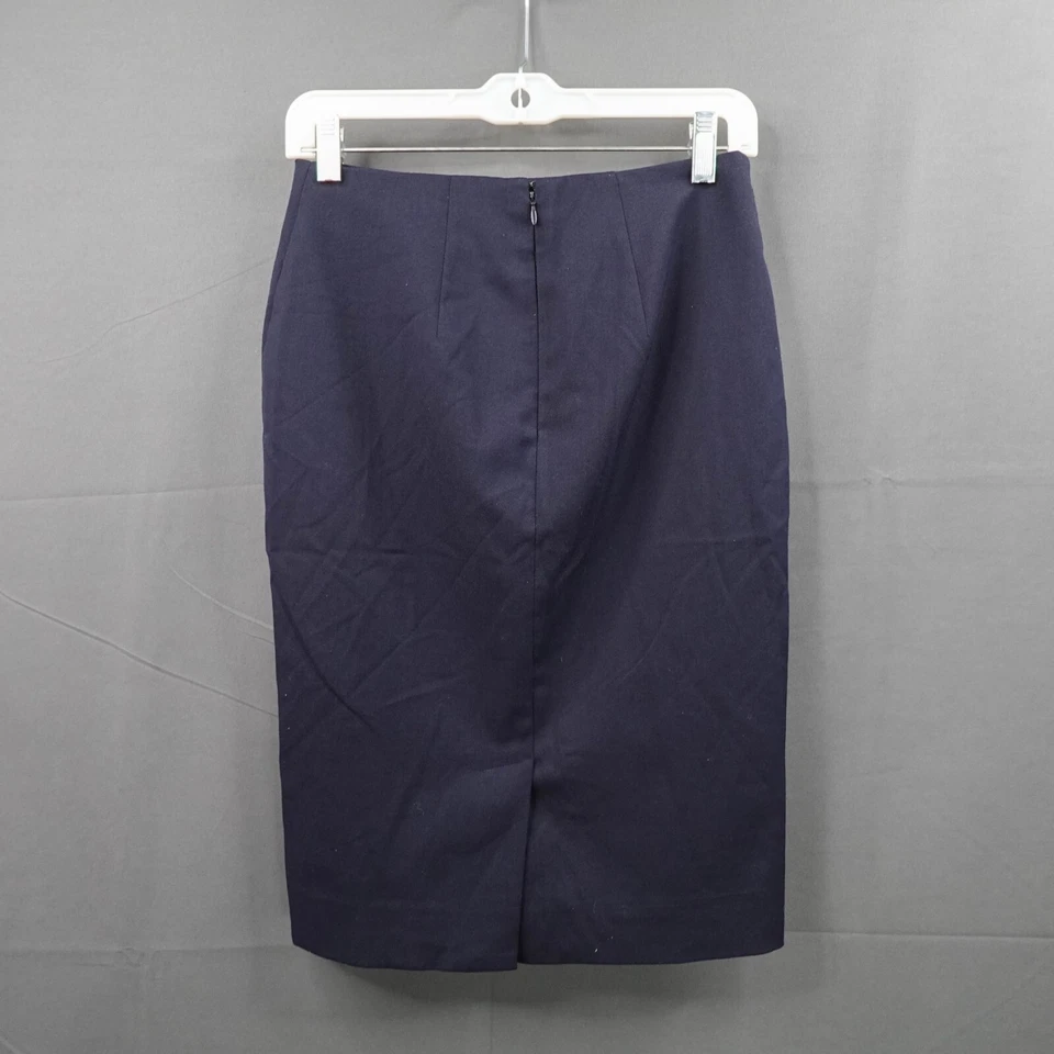 Mujer Falda 2 Azul Secretaria Minimalista Academia Preppy Corpcore Retro Y2K Foto 2 de 4