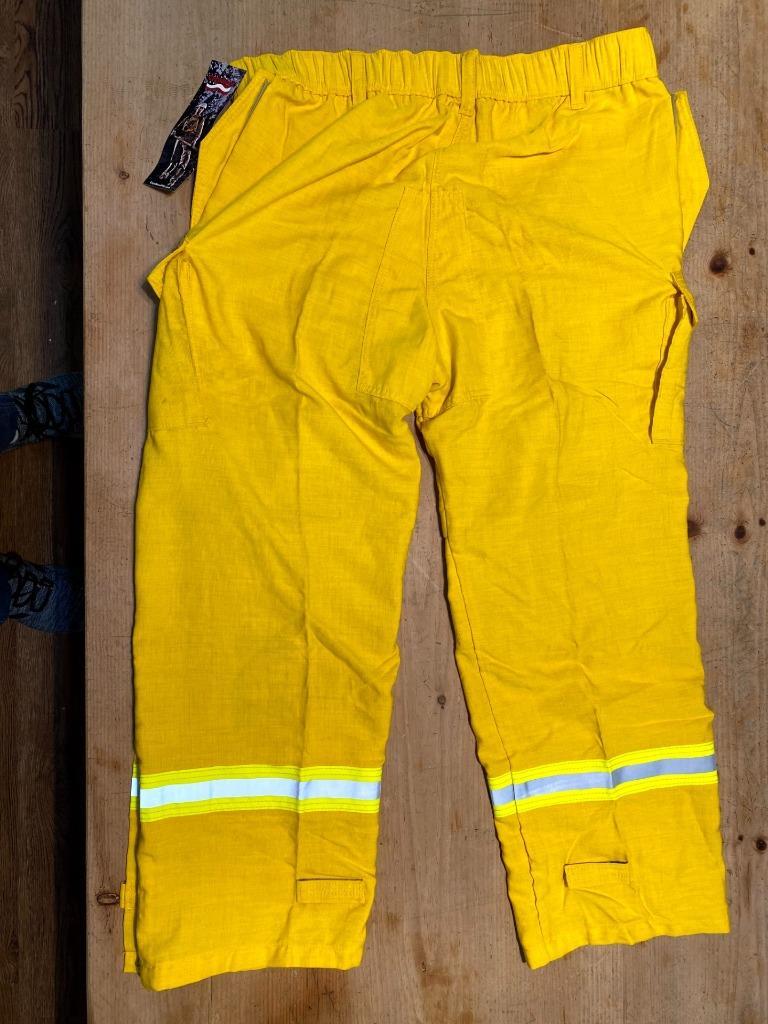 Crew Boss Nomex Wildland Fire Fighting Pants XL30 Yellow
