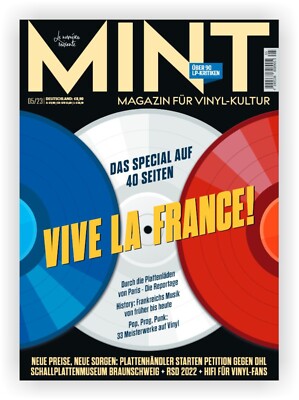 Mint Magazin für Vinyl-Kultur Nr.60 Mai 2023 NEU 5/23 Vive La France