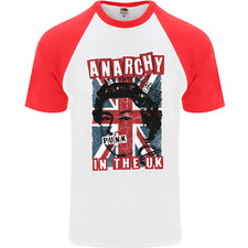 Anarchy in the UK Punk Music Rock Mens s/S Baseball T-Shirt
