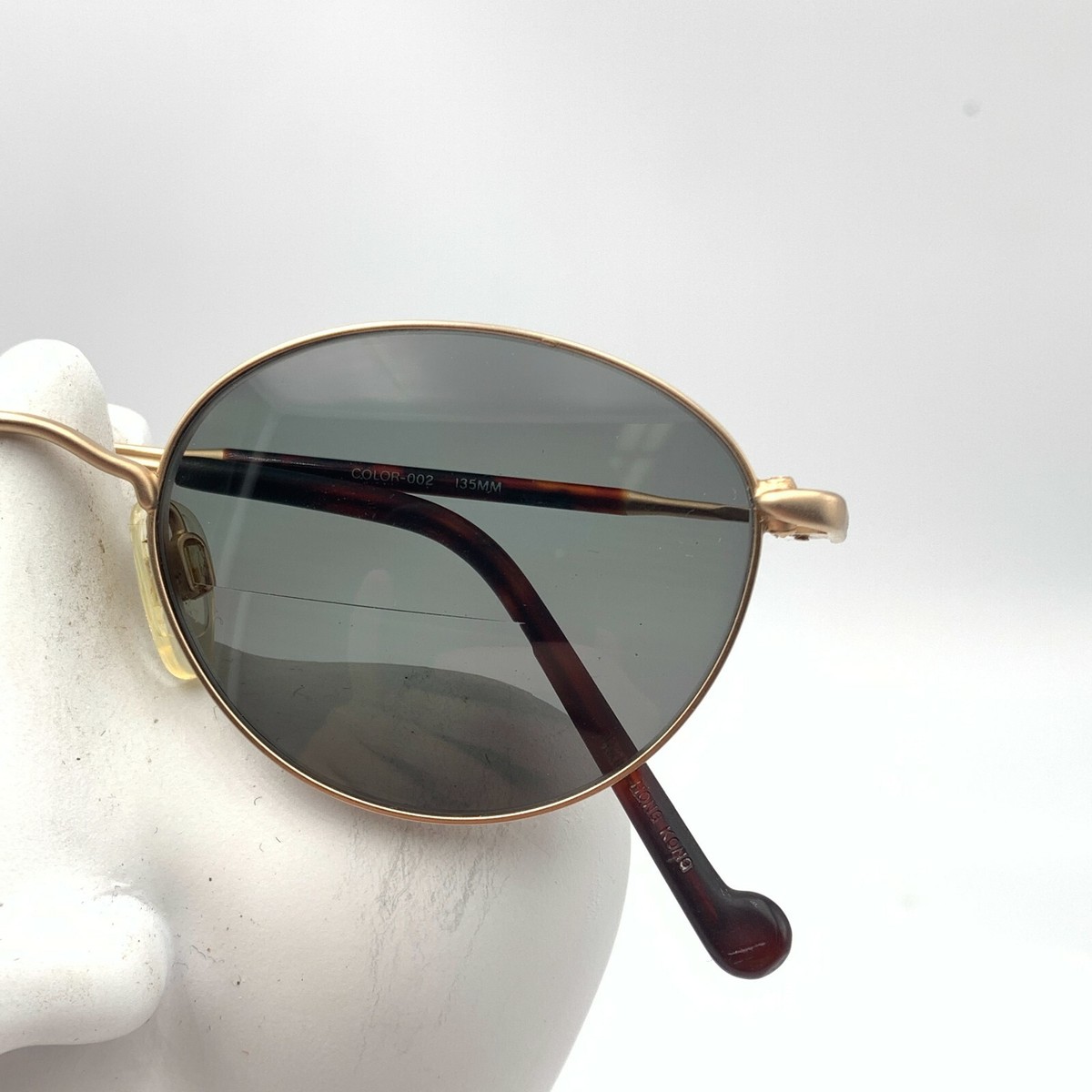 Vintage Esprit 9027 Gold Metal Oval Sunglasses Hong Kong 