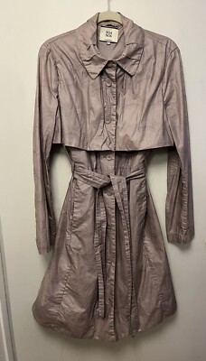 Noa Noa Trench Coat Water Repellant Coated Cotton Style#DM2112 Size XL