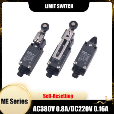 ME Limit Switch Rotary Roller Lever AC380V 0.8A/DC220V 0.16A Self-Resetting