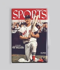 Ted Williams / Sports Illustrated 1955 - 2"X3" Poster MAGNET mlb boston red sox